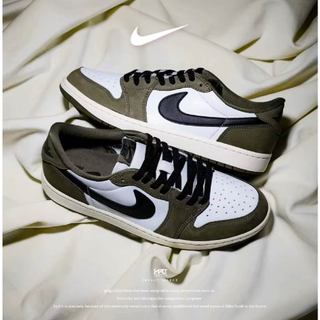 Nike Air Jordan 1 橄欖綠 麂皮 倒勾 平替 HQ6999-200