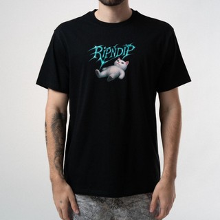 RIPNDIP SPACE VISION TEE 水洗黑 短袖T恤 中指貓 台灣總代理-ALL