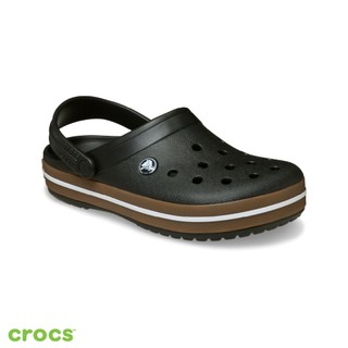 Crocs 卡駱馳 (中性鞋) Crocband Gum Clog 卡駱班街頭克駱格-黑色-212756-001