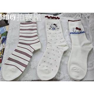 日韓流行可愛學院風 Hello Kitty中筒襪