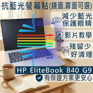 【Ezstick】HP EliteBook 840 845 G9 防藍光螢幕貼｜鏡面/霧面可選｜筆電螢幕保護貼