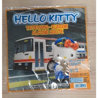 全新日本帶回日本專櫃Hello Kitty TATEYAMA-KUROBE ALPINE ROUTE手帕(日本製)