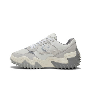 CONVERSE WAVE MOTION TRAINER OX WHITE 女 休閒 厚底 增高 白灰-A19127C