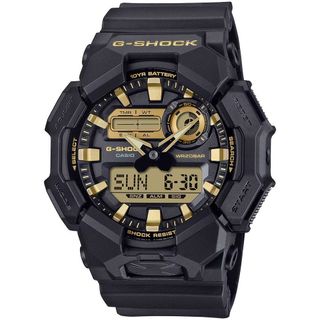 CASIO 卡西歐 G-SHOCK 剛毅黑金 雙顯運動手錶 GA-010GB-1A9