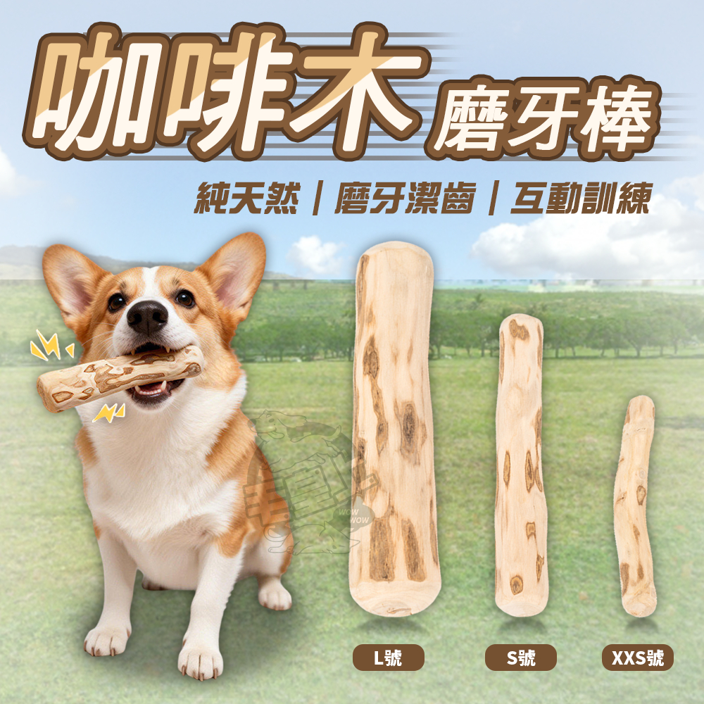 【最高折300】毛皇上寵物玩具 咖啡木磨牙棒 天然咖啡木 咬咬木 磨牙棒 啃咬棒 潔牙木 咀嚼棒 狗玩具