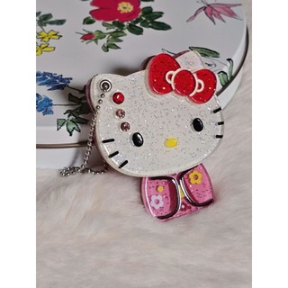 【絕版老物】三麗鷗 Hello Kitty 和服造型 閃亮滑蓋隨身鏡 / 吊飾 (2011年製/日系/Y2K)