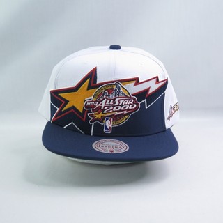 mitchell & ness NBA Starbrush All-Star 球帽 運動帽 MN25AHA10B 白x藍