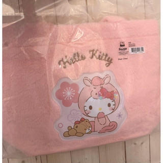 💕7-11 福袋 Hello Kitty 絨毛托特包（只有包包）