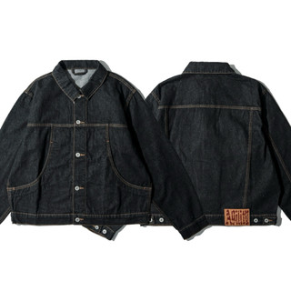 AGILITY Arc Denim Jacket 寬短版型 弧形口袋 牛仔外套 [ADE-J01]