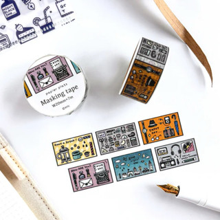現貨 papier platz Eric 和紙膠帶 days stamps memories 日本製