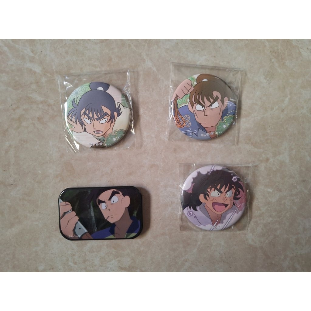 全部合售 浜守一郎 土井半助 中在家長次 百面相罐 潮江文次郎 忍者亂太郎 徽章