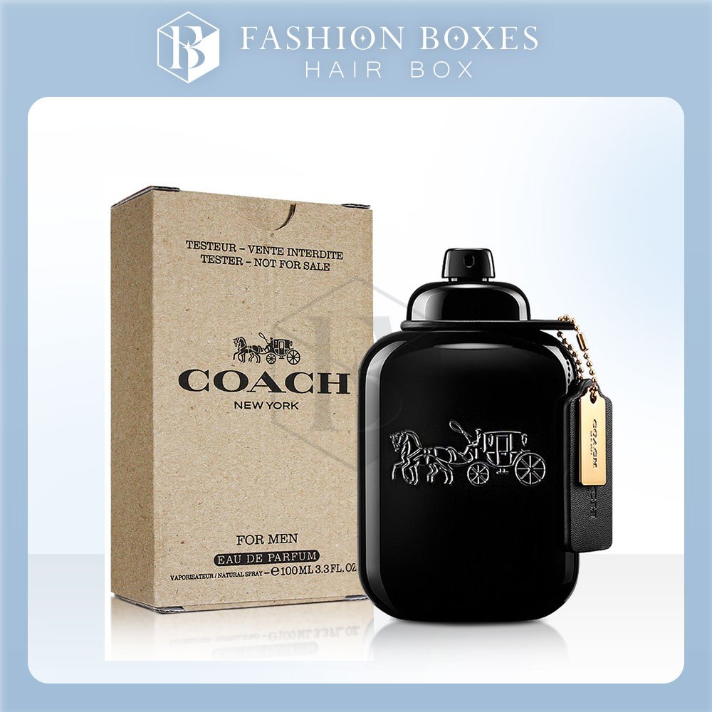 101時尚盒子｜COACH 時尚曜黑男性淡香精試用品 100ml｜ 蔻馳 時尚曜黑 淡香 精品香水 男性香氛 原廠公司貨