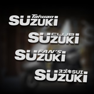 XIII TAIWAN SUZUKI SUI 設計款 字樣 裝飾 車貼