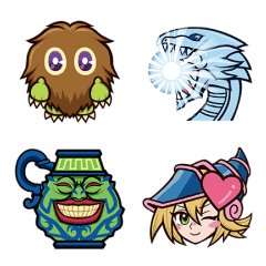 Line日本🇯🇵貼圖∣遊戲王 Yu-Gi-Oh! Official Card Game Emoji 4 武藤遊戲