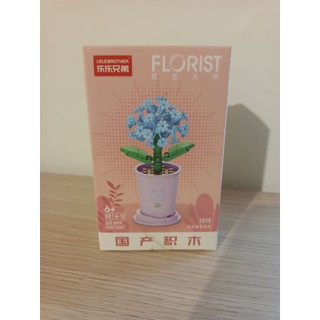 樂樂兄弟花花積木組合生肖花豬