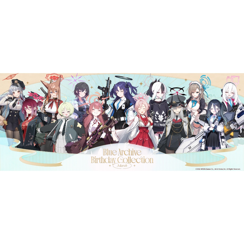 【WAT預購】蔚藍檔案 Blue Archive 日本限定 三月學生生日 KEI 愛麗絲 明日奈 真琴 佳世子 三森