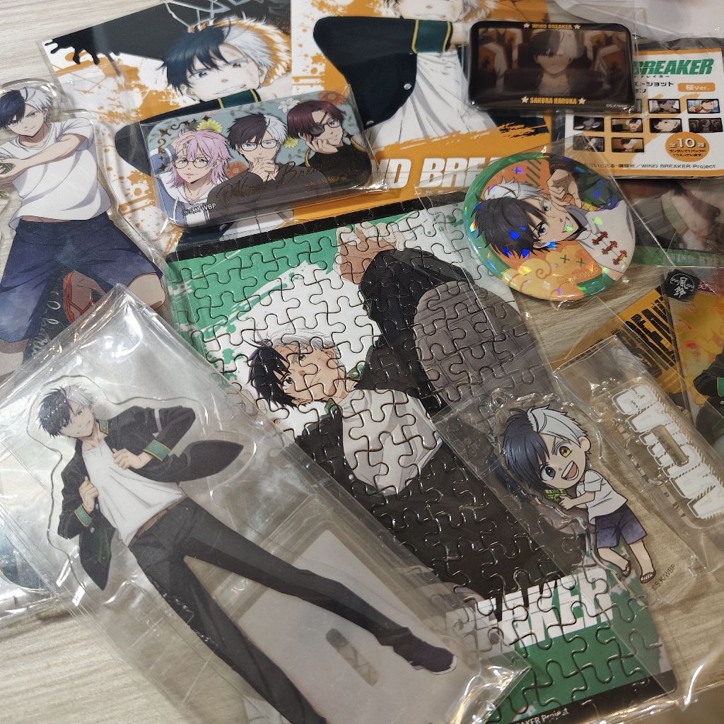 防風少年 ［櫻遙專區］正版 櫻遙 徽章 吊飾 野菜 田園  方徽 功夫 相卡 拼圖 眼鏡系列 餅卡 透卡 貼紙 立牌