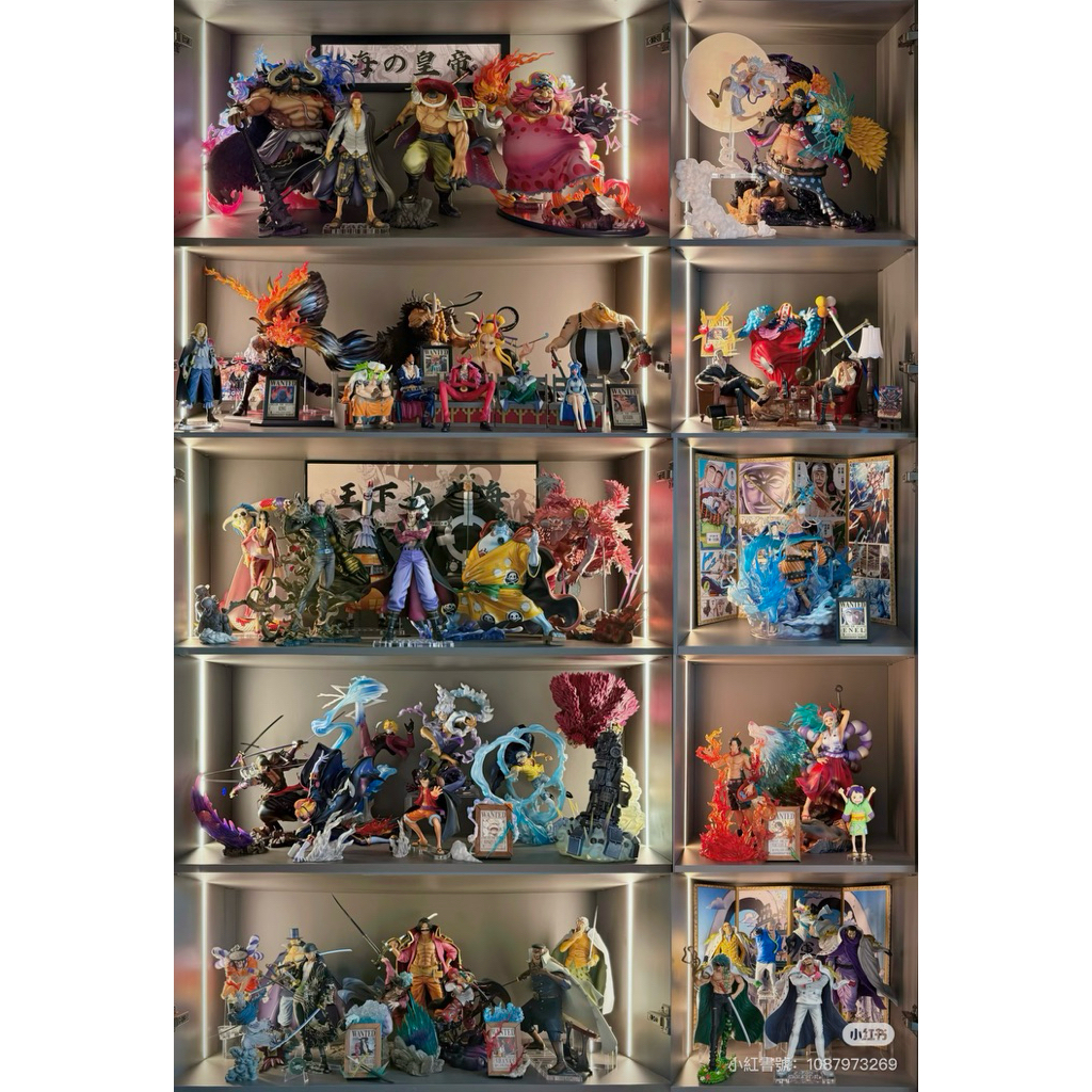 【結束營業出清!】海賊王公仔 二手公仔 青雉 赤犬 黃猿 The 出航 海軍三大將 金證公仔