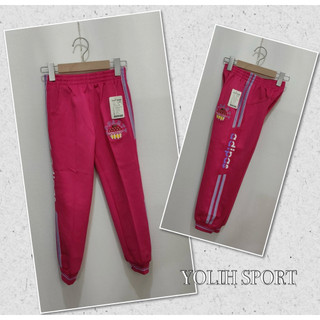 ☀️二手衣☀️全新 YOLIH SPORT 女童 粉色休閒運動褲30號AE00497