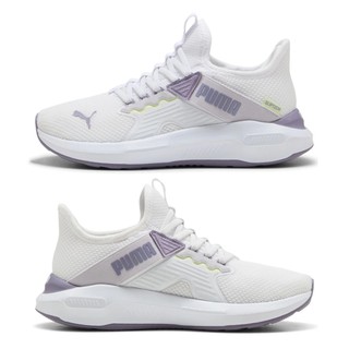 歐鉉PUMA SOFTRIDE ENZO 5 SLIP TECH WN 白紫 襪套鞋 運動鞋 女鞋 313293-04