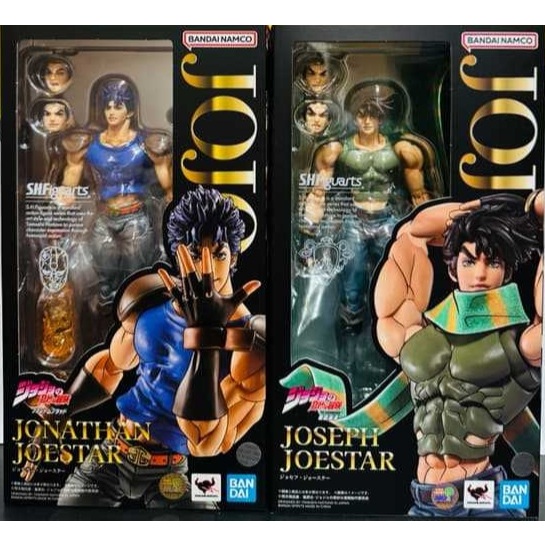 未公開 現貨W 萬代 SHF JoJo的奇妙冒險 喬瑟夫 喬斯達 喬納森·喬斯達 代理 雙套組