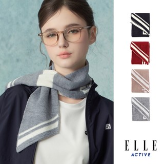 【ELLE ACTIVE】法式雙色保暖針織圍巾-多色任選 (EA25A1WM001)