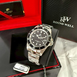 【浪威｜全新】現貨 ROUND WELL 手錶 機械錶 男錶 陶瓷圈 水鬼 鋼錶｜Little Bee 小蜜蜂精品