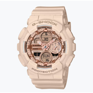 CASIO 卡西歐 G-SHOCK WOMEN 時尚 指標數位雙顯女錶- 粉紅 GMA-S140PG-4A