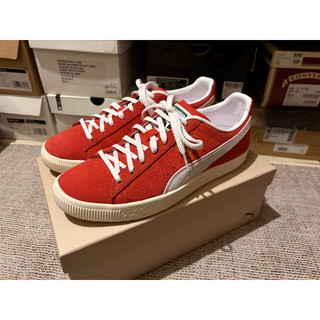 【PUMA】CLYDE 紅色麂皮經典款板鞋