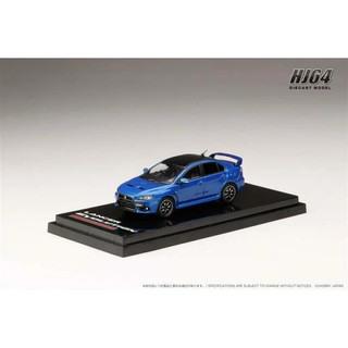 現貨 Hobby JAPAN 1/64 三菱 Lancer EVO十代最終版 黑頂板 亮雲母藍