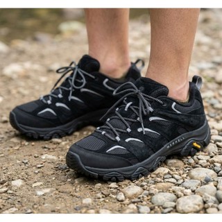 MERRELL 登山鞋 Moab 3 男鞋 黑 緩衝 抓地 黃金大底 山系 戶外鞋