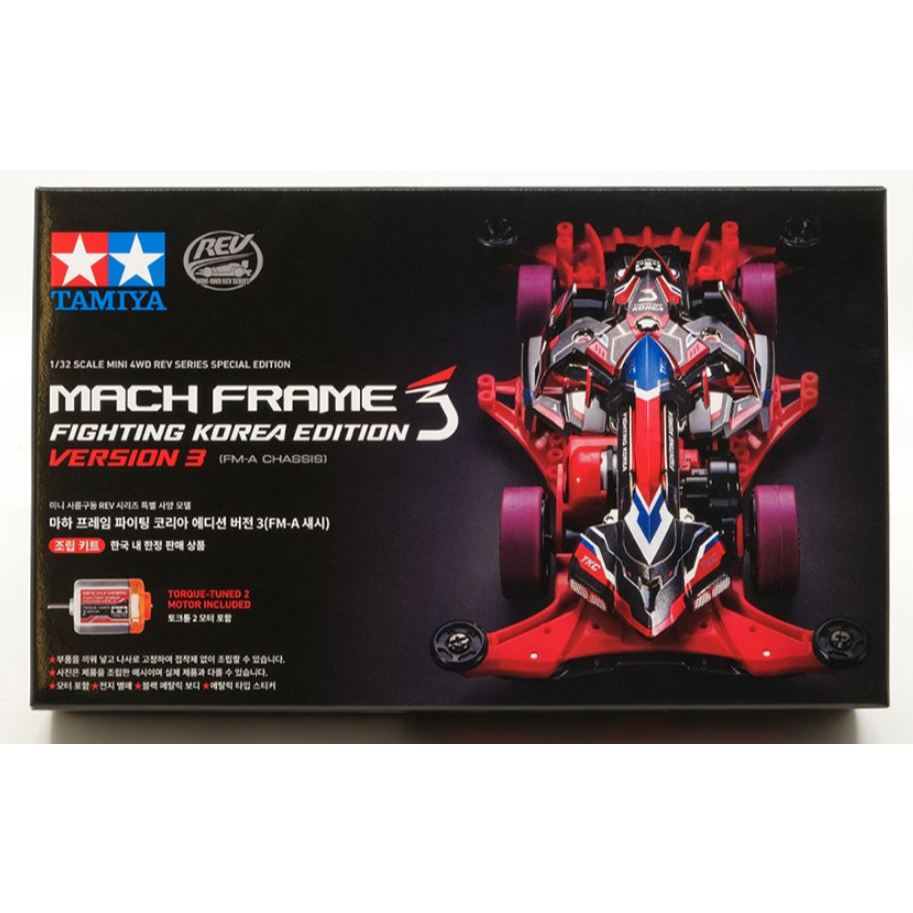 現貨老人四驅模型 92467 田宮四驅車 Mach Frame Fighting Korea3 韓國限定戰車(FMA底盤