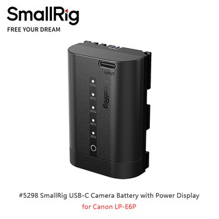 ◎兔大叔◎含稅 SmallRig 5298 USB-C 含電量顯示 Canon LP-E6P 嚴選