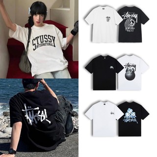 【在台/免運】Stussy 斯圖西 上衣短袖 純棉T恤 字母印花短袖 大logo短袖 男女同款 重磅純棉 休閒韓潮 寬鬆