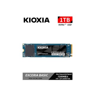 KIOXIA 鎧俠 Exceria Basic 1TB M.2 PCIe 4.0 SSD固態硬碟