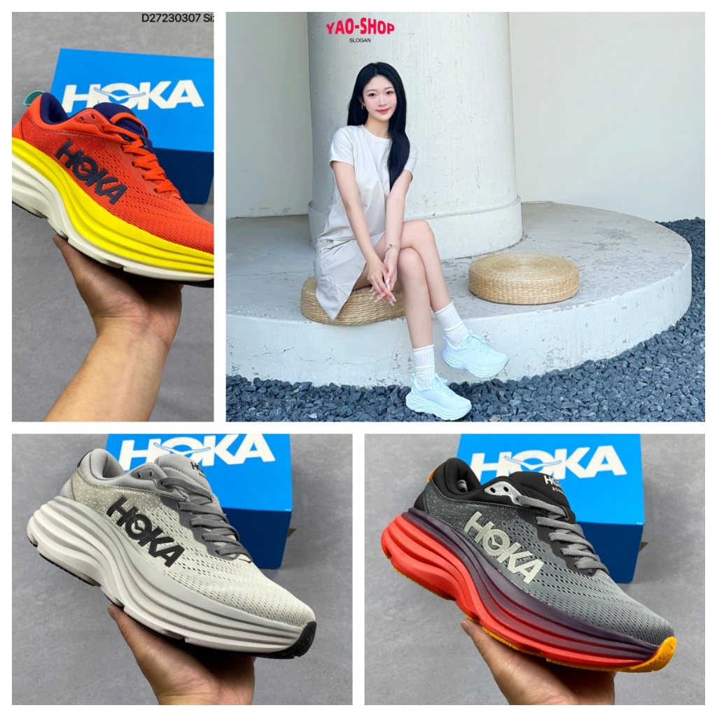 【YAO-shop】HOKA ONE ONE Bondi 8跑步鞋 休閒鞋 多色可選