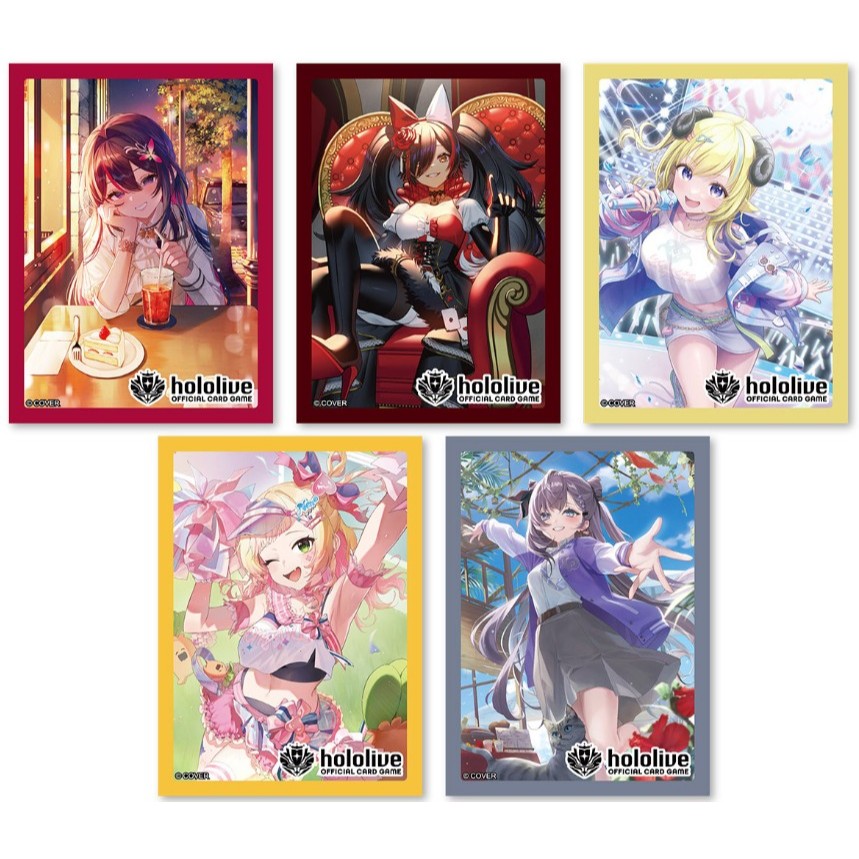 松梅桌遊舖 TCG hololive HOCG 官方卡套 AZKi 大神澪 角卷綿芽 桃鈴音 音維斯提亞·澤塔 卡套