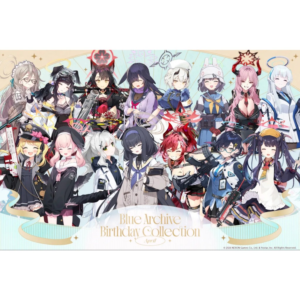 【WAT預購】蔚藍檔案 Blue Archive 日本限定 四月學生生日 若藻 乃愛 伊吹 小春 風華 朱音 響 月夜