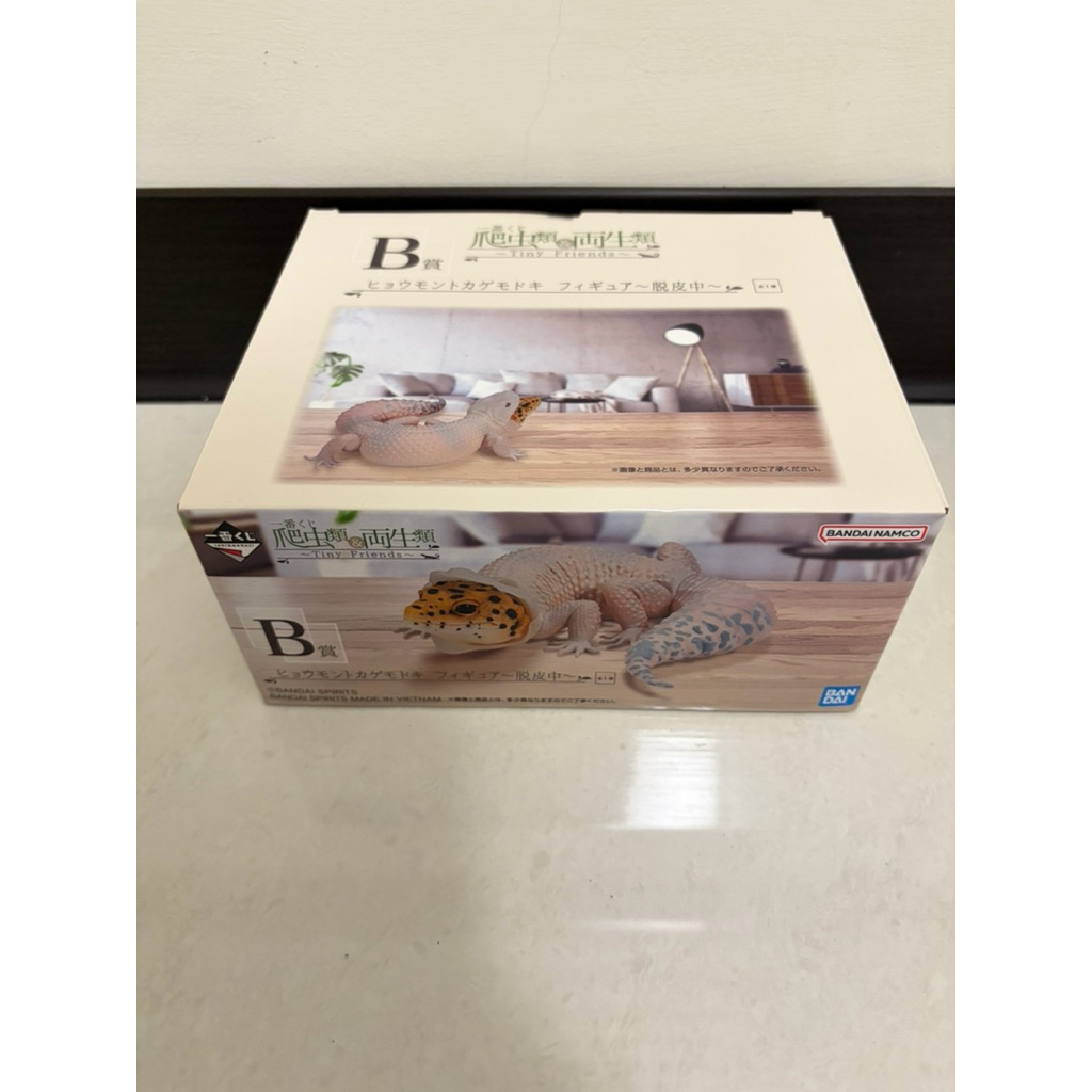 【全新未拆封】 一番賞 B賞 爬蟲類 與 兩棲類 迷你朋友 爬蟲類&兩棲類 日版 金證 景品 老物 公仔