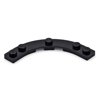 COOLPON｜這是樂高®LEGO®的正版零件 黑色 Plate Round 5x5 轉角板 1/4圓弧 80015