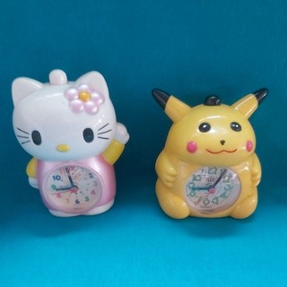 可愛卡通(Hello kitty/皮卡丘)造型鬧鐘