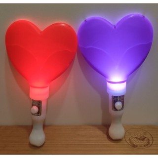 LED 愛心螢光棒 （或稱發光加油棒）2入含電池