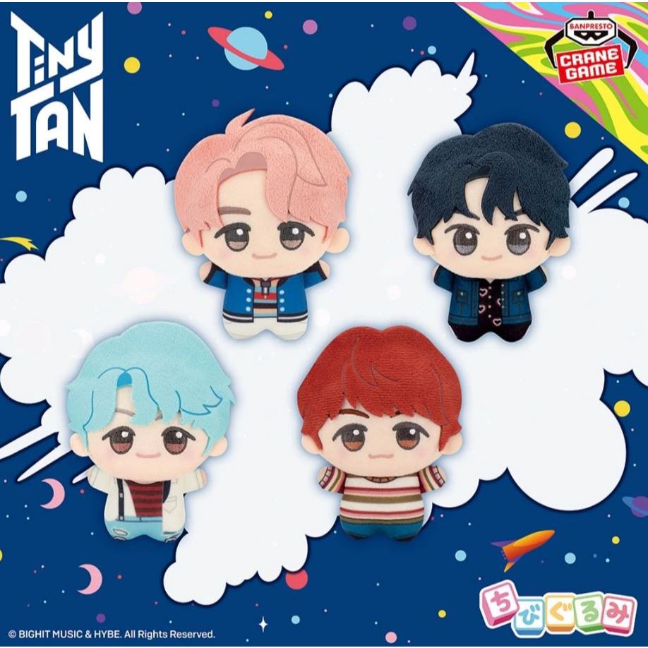 預購 萬代 TinyTAN BTS 小不點娃娃 BANPRESTO 萬普 吊飾 SUGA、Jin、V、Jung Kook