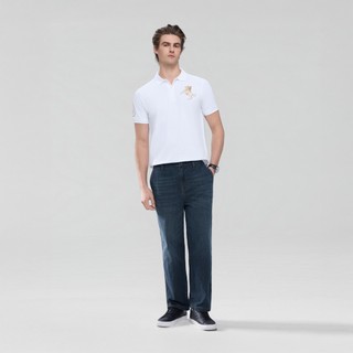 GIORDANO 男裝涼感直筒牛仔冰冰褲【雙色任選】01116013