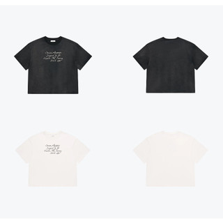 SENSE Script Print Tee 寬鬆剪裁 短T