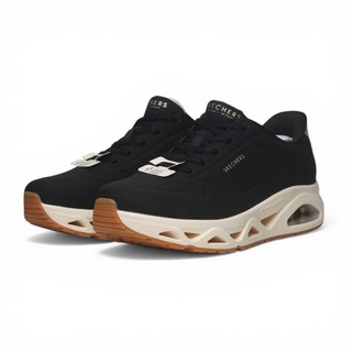 SKECHERS 休閒鞋 UNO GLIDE ON AIR 黑色 寬楦 瞬穿 氣墊 女 190113WBLK
