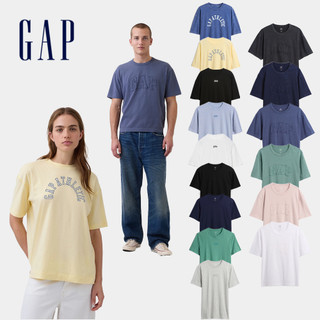 【Gap】男女裝 重磅短T/運動長版T/迷你LogoT恤 多款任選 (866358&887650&799323)