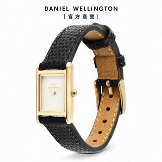 【Daniel Wellington】Bound Mini 方形蜥蜴壓紋真皮錶帶手錶 (多色可選)
