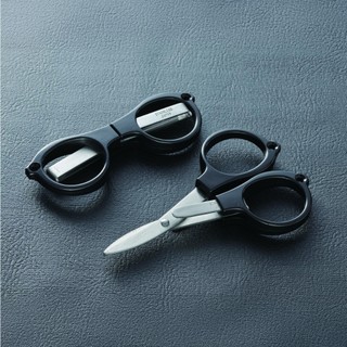 關の刃物｜日本製 職人製作 眼鏡造型 安全免蓋 折疊隨身剪刀