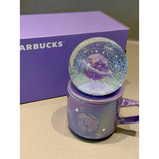 ♡【隔日到貨】中國限定 星巴克STARBUCKS紫色星河系列星球造型水晶球款馬克杯咖啡杯保溫杯隨行杯水壺杯子水杯高顏值杯